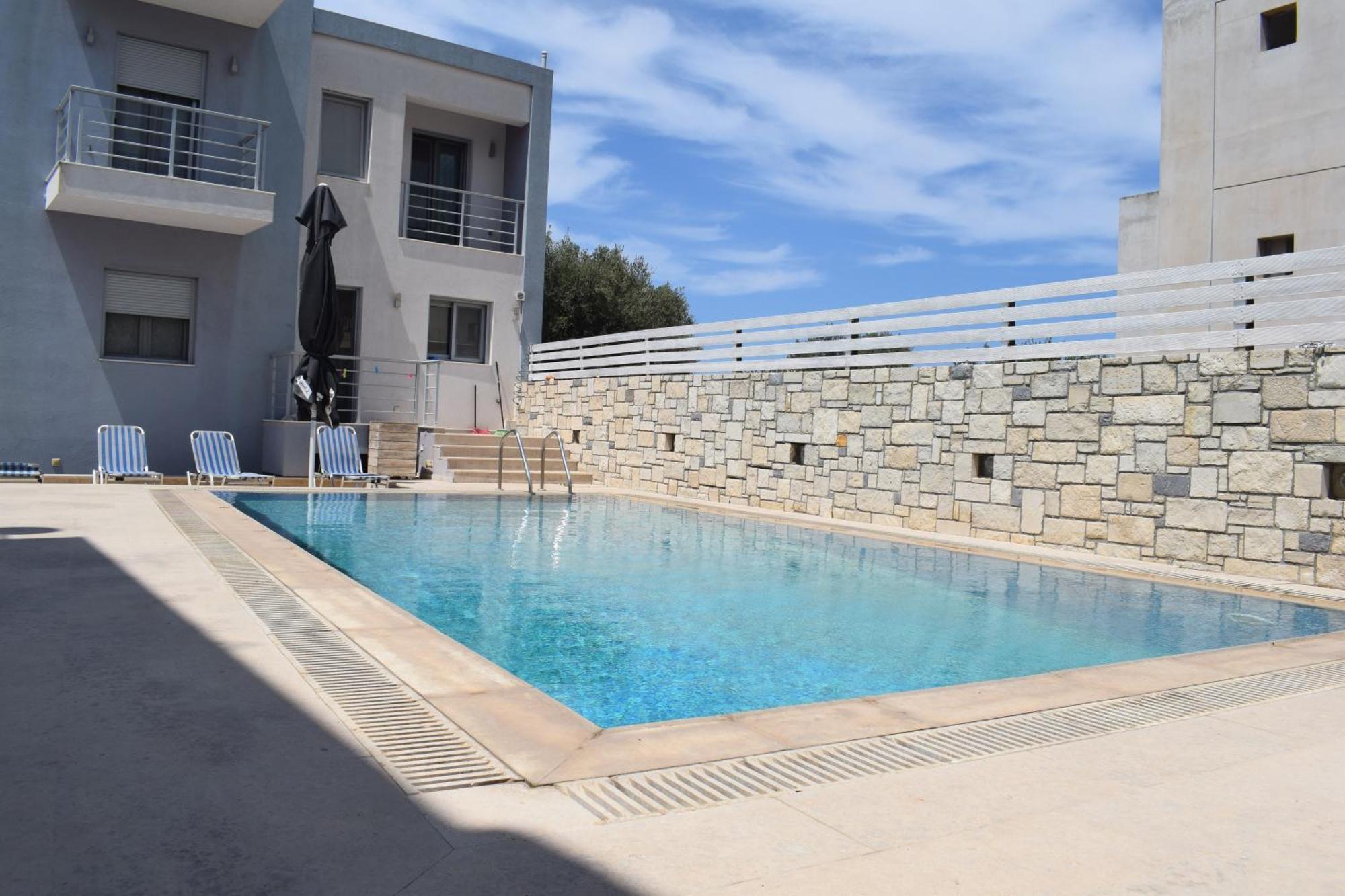 Aquarock Villa With Private Pool Prassás Eksteriør bilde